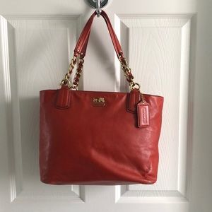 Coach Orange Tote
